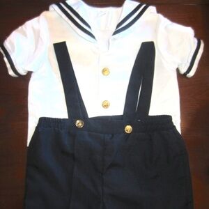 Kids 2-piece Sailor outfit - 2T